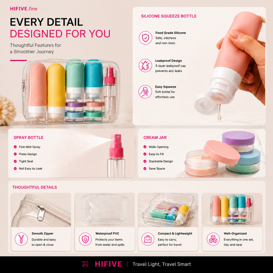 16Pcs Travel Bottles for Toiletries, Silicone Travel Bottles Set, TSA Approved, BPA Free Leak Proof Squeezable Tubes for Shampoo Conditioner Lotion Soap with Labels