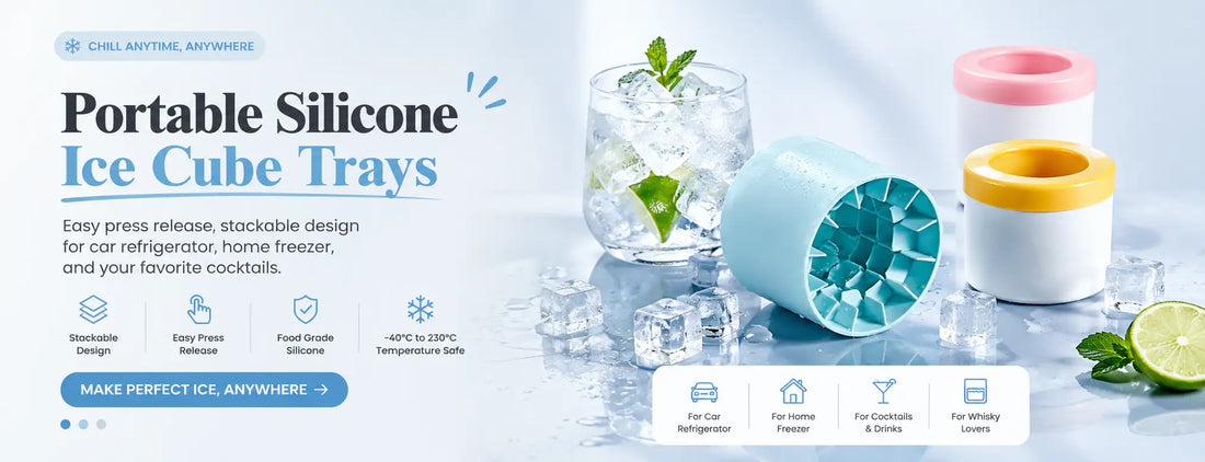 Squeeze Release Cylinder Ice Cube Tray: The Small Upgrade Your Summer Drinks Deserve
