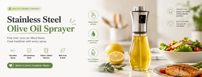 How a Stainless Steel Olive Oil Sprayer Helps Create Better Salads Every Time
