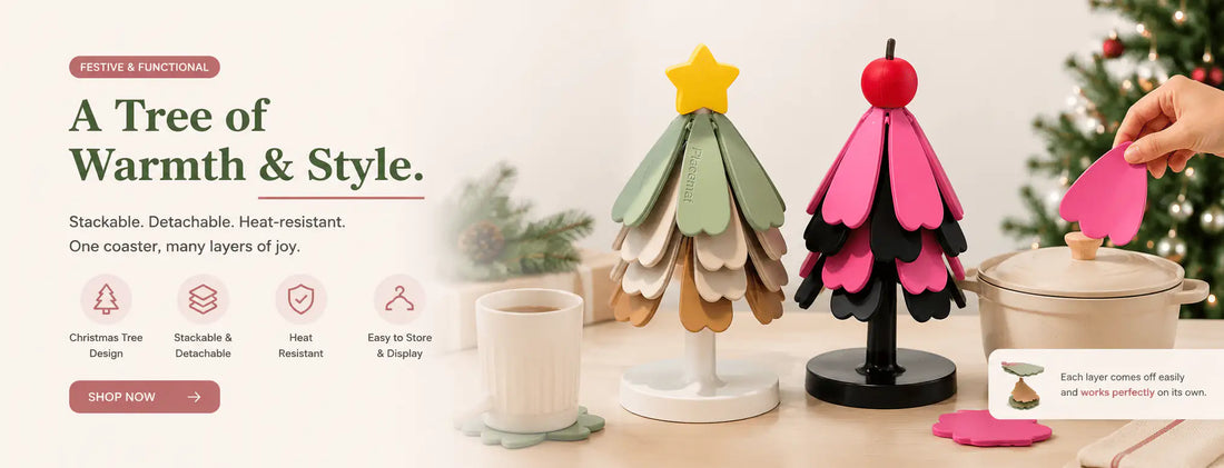 Christmas Tree Trivet for holiday table decor