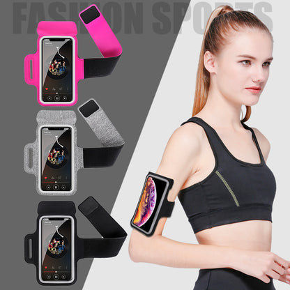 Running Phone Holder – Universal Adjustable Armband. Suitable for Gym, Jogging, Hiking, Running, Sports, and Walking Workouts. Phone Arm Pouch – Fits Mobile Phones Up to 7 Inches.