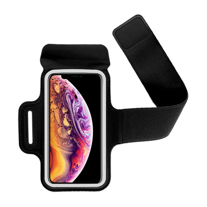 Running Phone Holder – Universal Adjustable Armband. Suitable for Gym, Jogging, Hiking, Running, Sports, and Walking Workouts. Phone Arm Pouch – Fits Mobile Phones Up to 7 Inches.