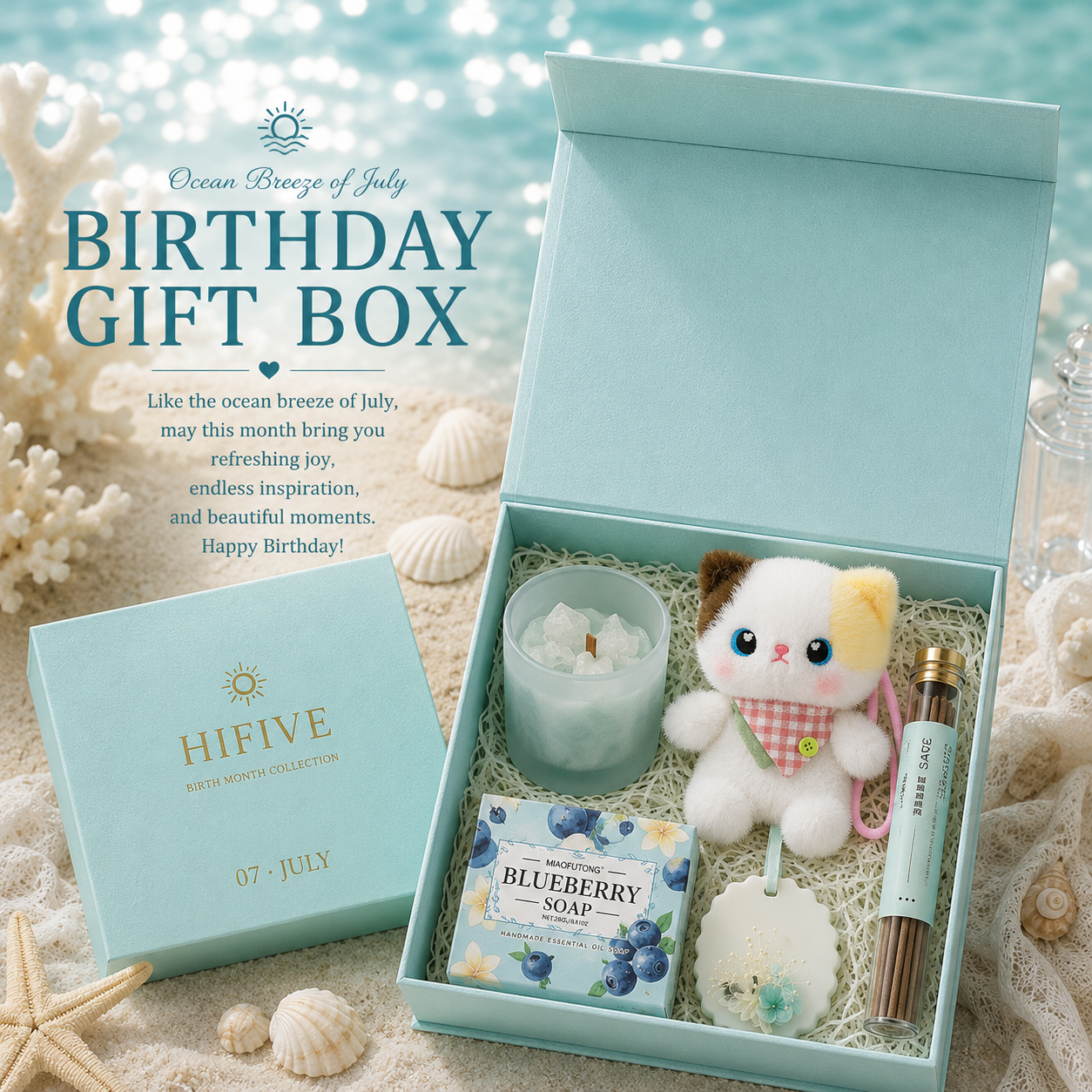 July Birthday Gift Box