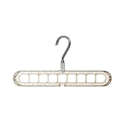 Hangers 9-Hole Coat Hanger Rack Organizer Rotate Multi for Closet Space Saving