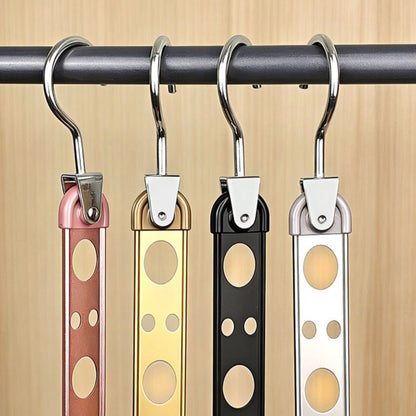 Aluminum Alloy 9 - Hole Clothes Hanger - HIFIVE.fine