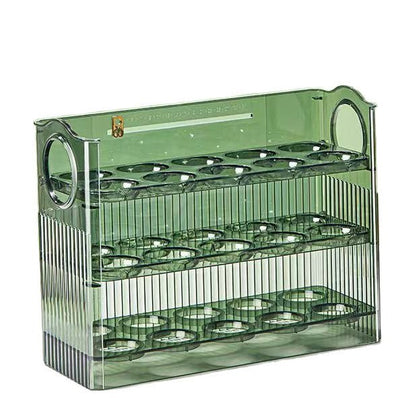Egg Holder for Fridge 3 Tiers Clear Egg Organizer - HIFIVE.fine