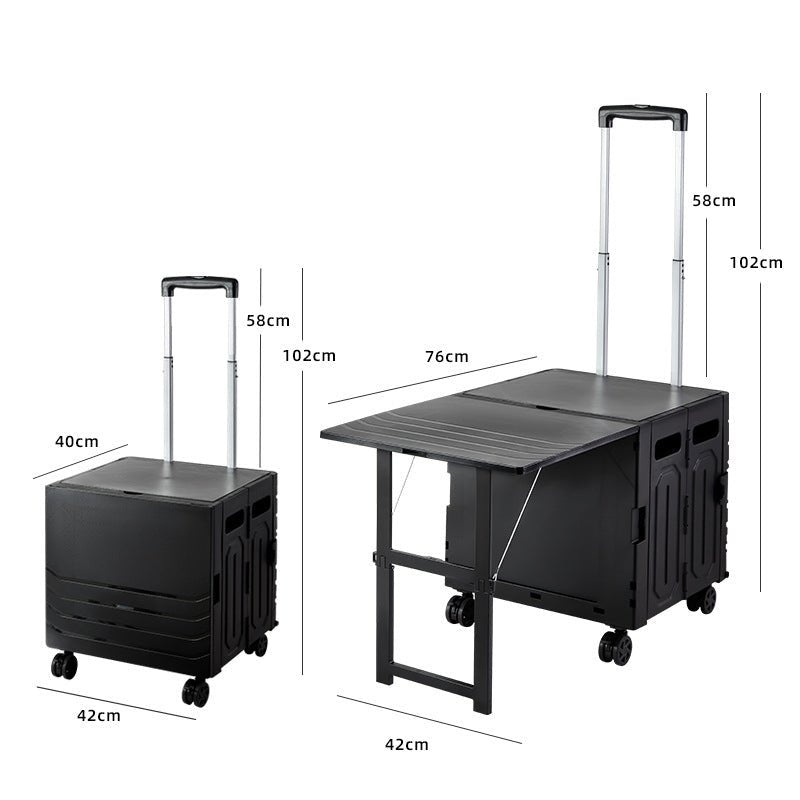 Foldable Camping Wagon with Table - HIFIVE.fine