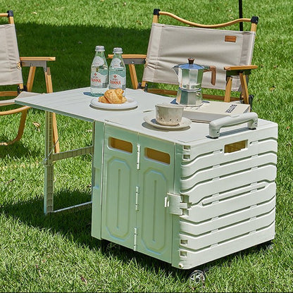 Foldable Camping Wagon with Table - HIFIVE.fine