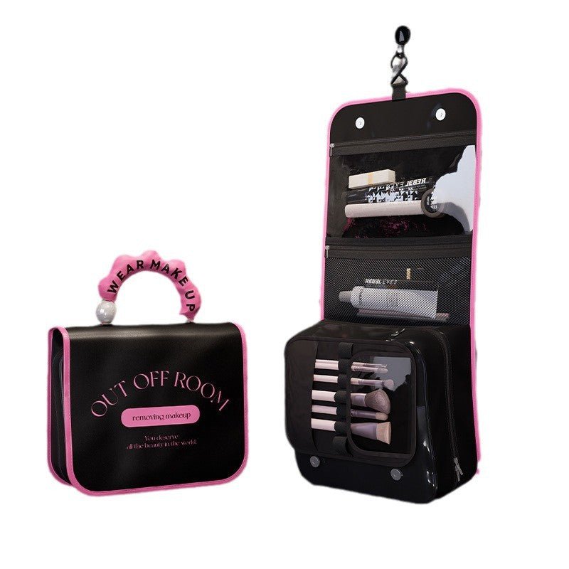 Pearl - Embellished Handheld & Hanging Toiletry Bag - HIFIVE.fine