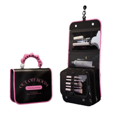 Pearl - Embellished Handheld & Hanging Toiletry Bag - HIFIVE.fine