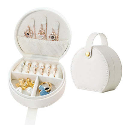Portable PU Leather Jewelry Organizer - HIFIVE.fine