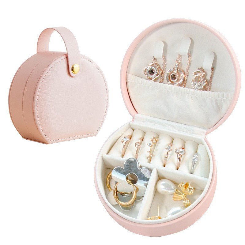 Portable PU Leather Jewelry Organizer - HIFIVE.fine