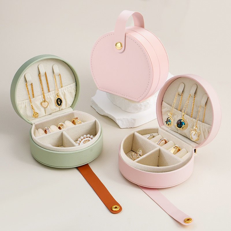 Portable PU Leather Jewelry Organizer - HIFIVE.fine