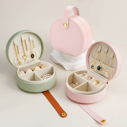 Portable PU Leather Jewelry Organizer - HIFIVE.fine