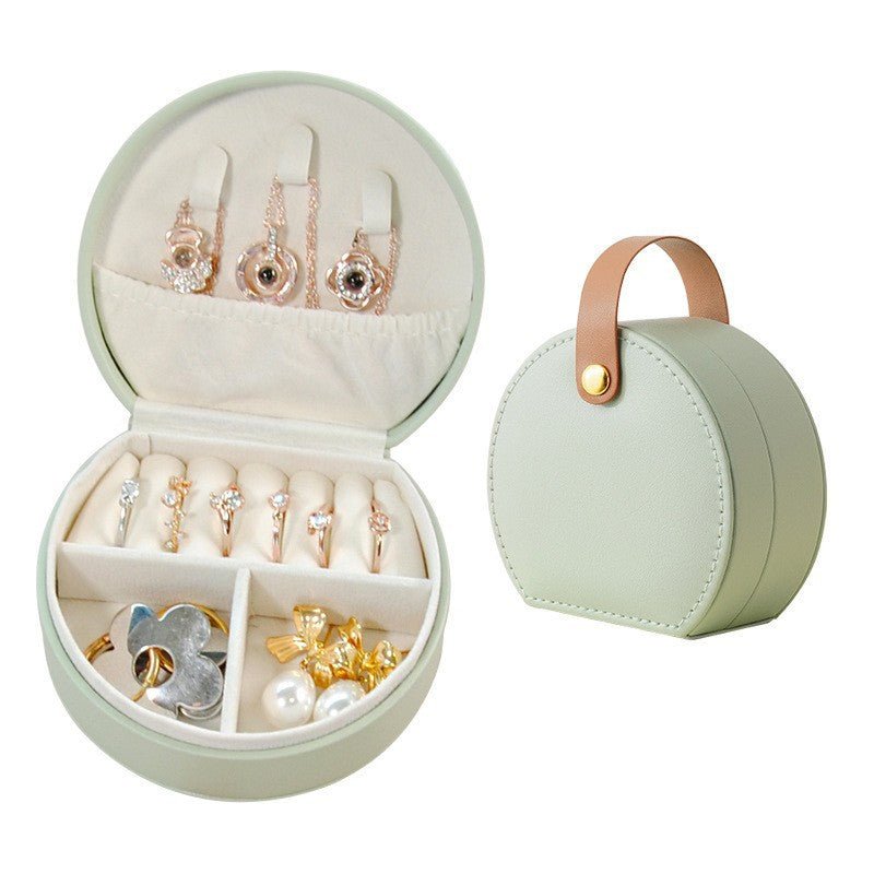 Portable PU Leather Jewelry Organizer - HIFIVE.fine