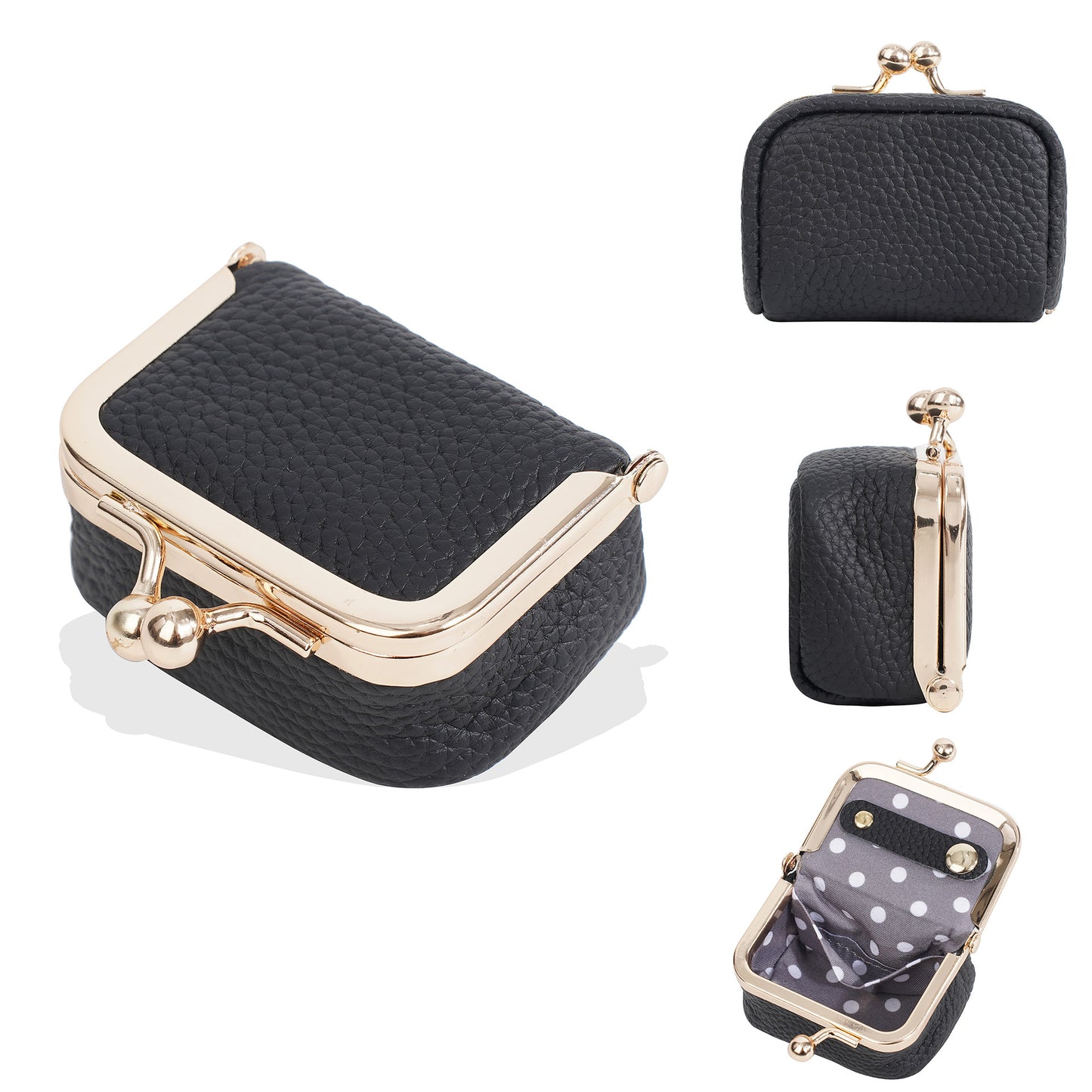 Jewelry Box with Lock Small Portable Jewelry Travel Case Genuine Leather Jewellery Box for Rings Coin Earring Purse Mini Organizer Boxes for Women
